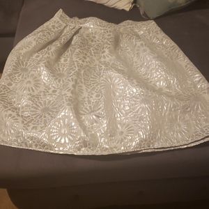 Eva Mendes flared skirt